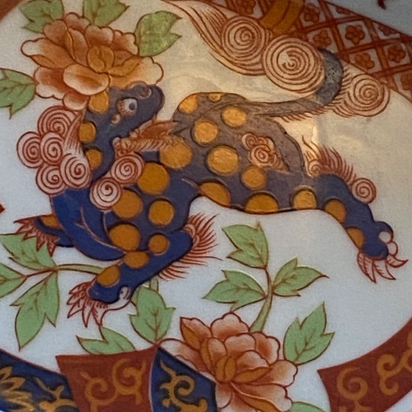 Vintage Japan Dragon hand painted trinket dish/soap dish - Picture 10 of 16